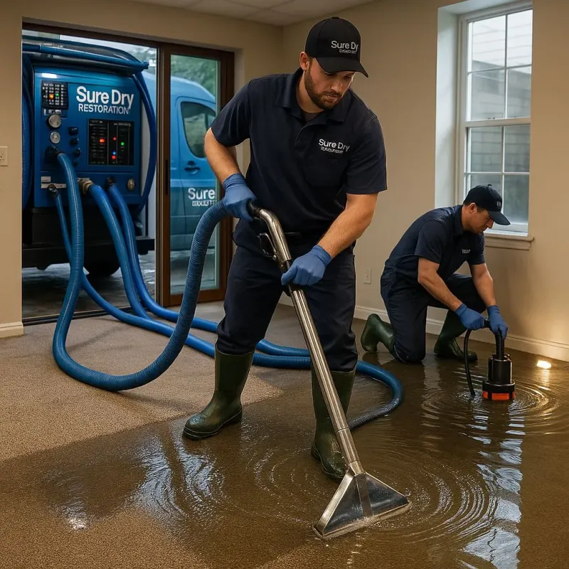 Water Extraction and Removal process in Clear Lake Riviera, CA